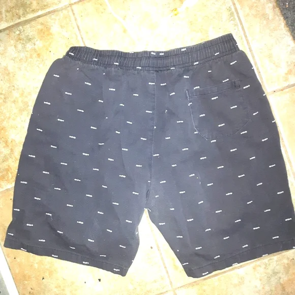 💌 5 for 15 - Mens XS Navy Blue Fishbone Shorts - Picture 3 of 5